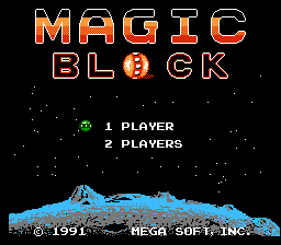 Magic Block Title Screen